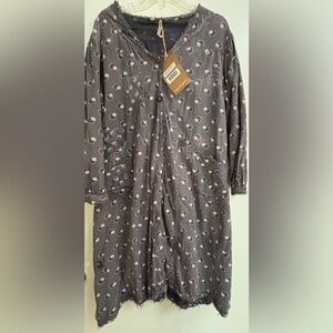 Magnolia Pearl Johanna Smock Shirt Dress - New with Tags